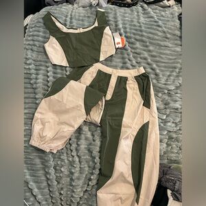 Top and sweatpants set